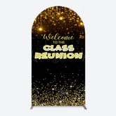 Lofaris Glitter Gold Class Reunion Anniversary Arch Backdrop